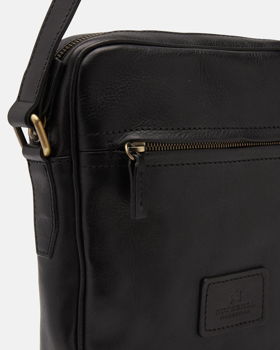 Crossbody Black  - Crossbody Bags - Men's Bags - Bags - Cuoieria Fiorentina