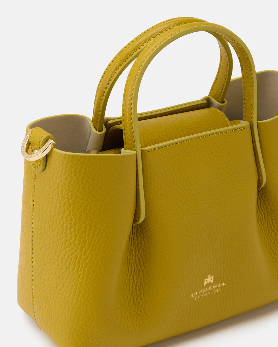 Mini tote bag Acid green  - Tote Bags - Women's Bags - Bags - Cuoieria Fiorentina