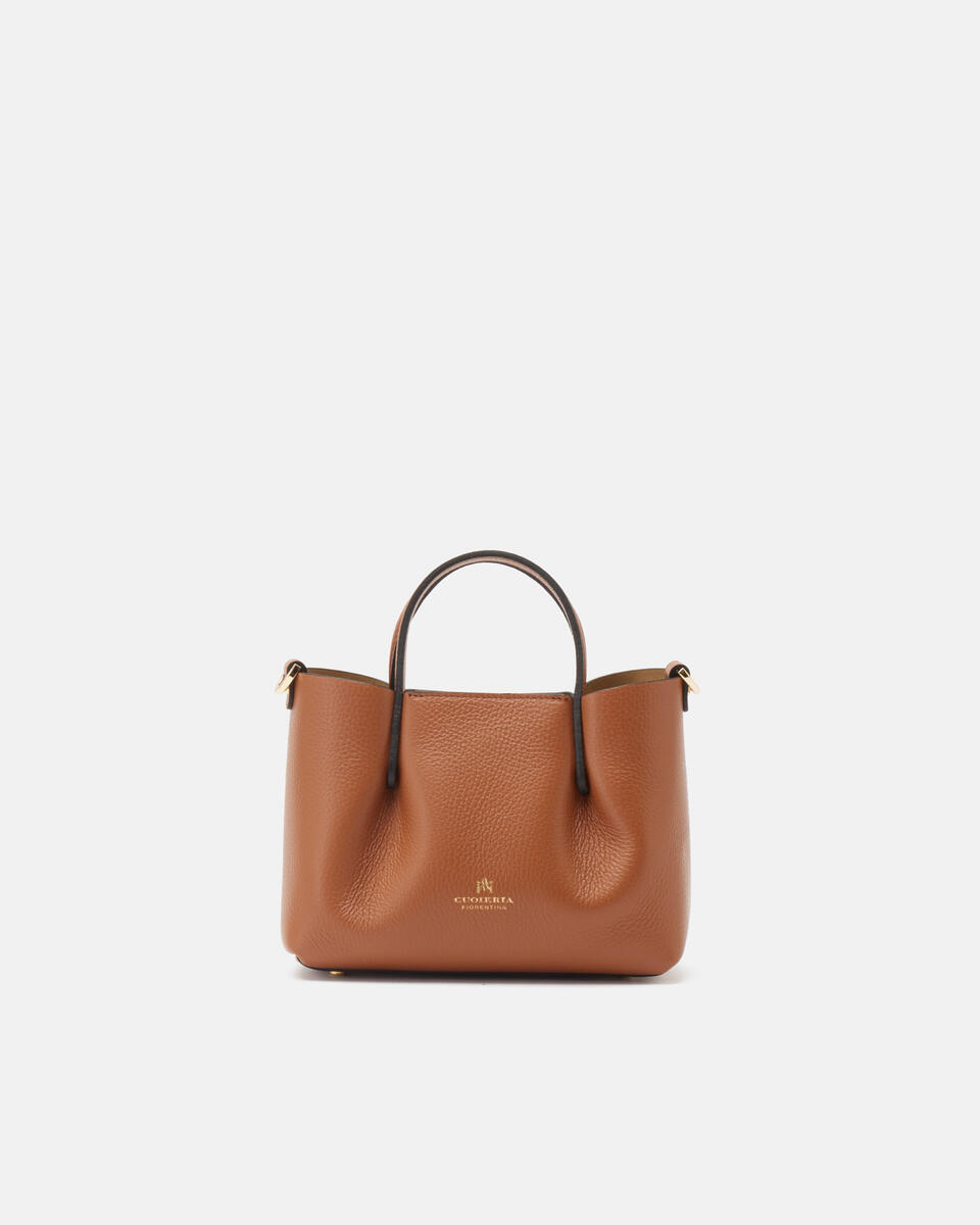 Mini tote bag Caramel  - Tote Bags - Women's Bags - Bags - Cuoieria Fiorentina