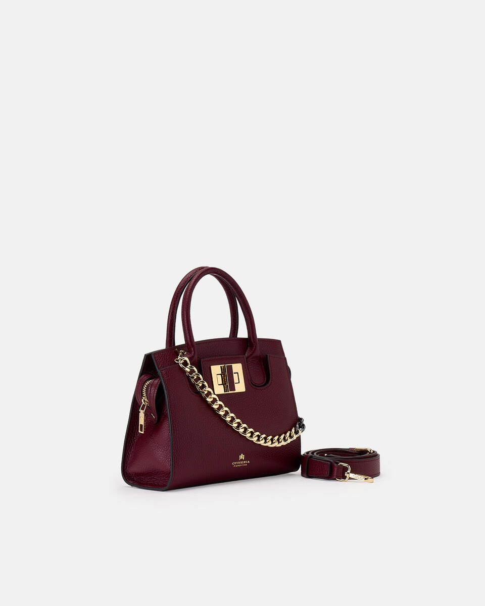 Small tote bag Bordeaux  - Tote Bags - Women's Bags - Bags - Cuoieria Fiorentina