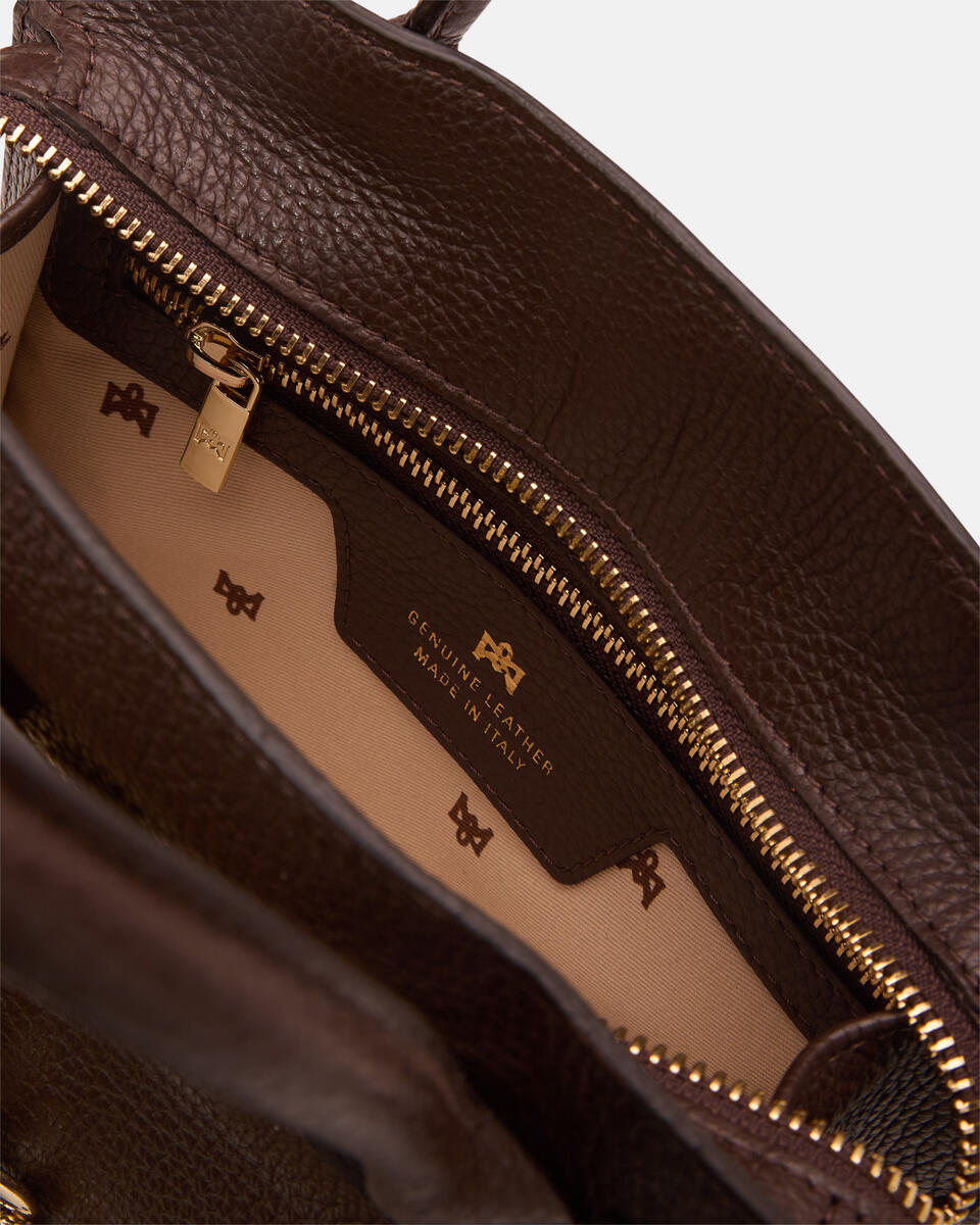 Bella Soft Small Tote Cioccolato  - Tote Bag - Borse Donna - Borse - Cuoieria Fiorentina