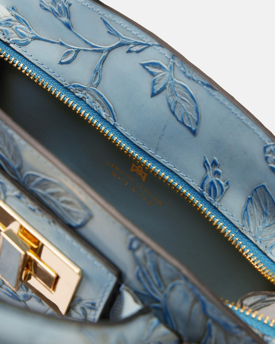 Small tote bag Light blue  - Tote Bags - Women's Bags - Bags - Cuoieria Fiorentina