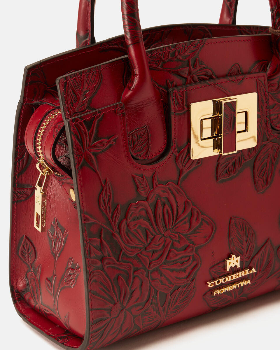 Small tote bag Red  - Tote Bags - Women's Bags - Bags - Cuoieria Fiorentina