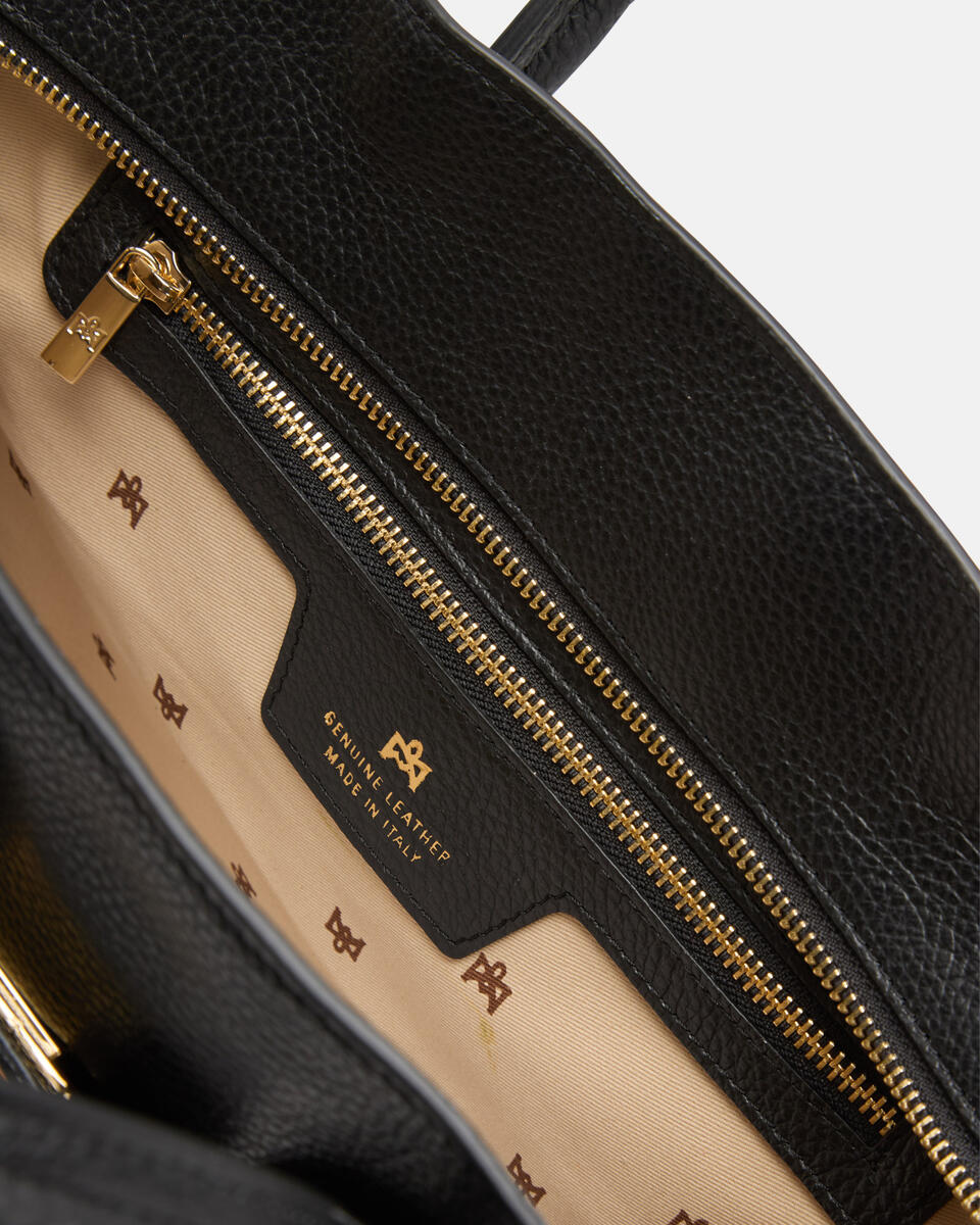 LARGE TOTE BAG Black  - Tote Bags - Women's Bags - Bags - Cuoieria Fiorentina