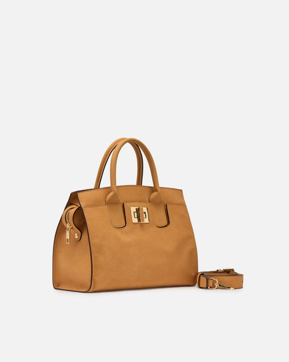 TOTE BAG Curry  - Tote Bags - Women's Bags - Bags - Cuoieria Fiorentina