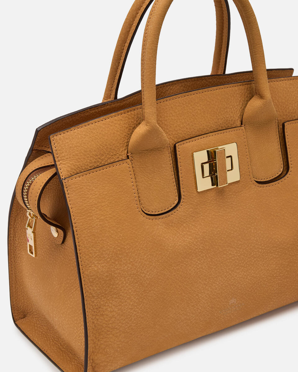 TOTE BAG Curry  - Tote Bags - Women's Bags - Bags - Cuoieria Fiorentina