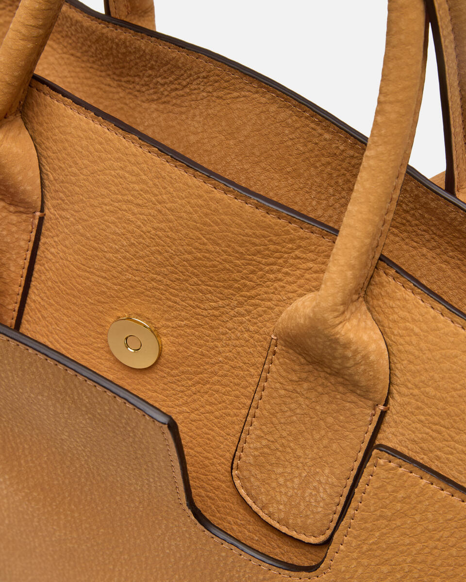 TOTE BAG Curry  - Tote Bags - Women's Bags - Bags - Cuoieria Fiorentina