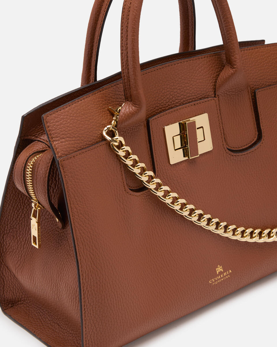 TOTE BAG Caramel  - Tote Bags - Women's Bags - Bags - Cuoieria Fiorentina
