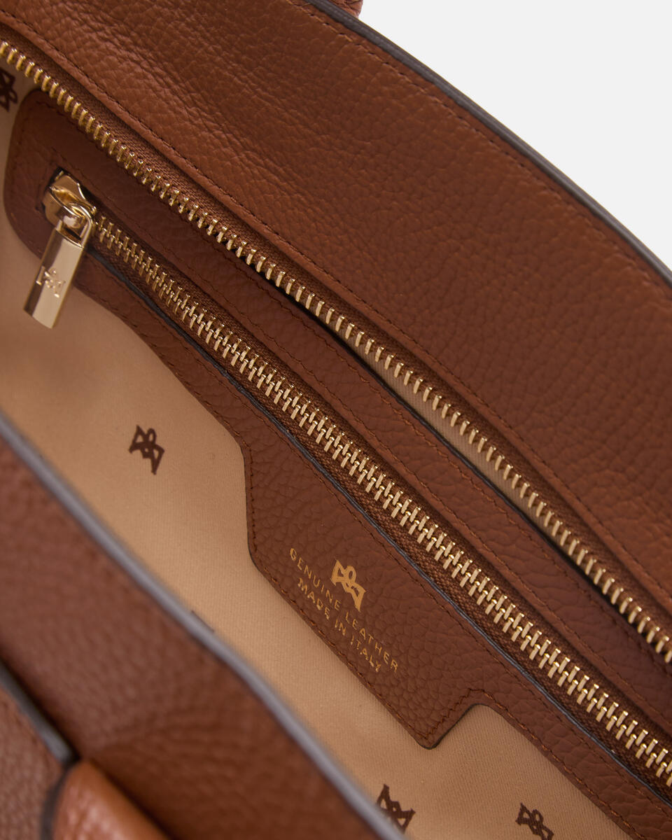 TOTE BAG Caramel  - Tote Bags - Women's Bags - Bags - Cuoieria Fiorentina