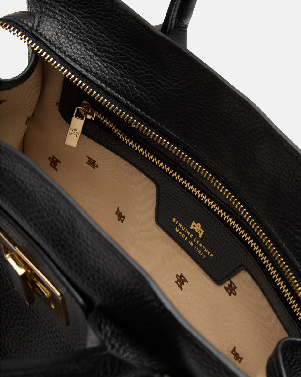 TOTE BAG Black  - Tote Bags - Women's Bags - Bags - Cuoieria Fiorentina
