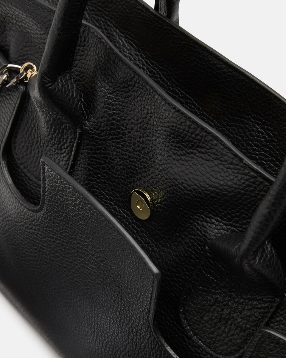 TOTE BAG Black  - Tote Bags - Women's Bags - Bags - Cuoieria Fiorentina
