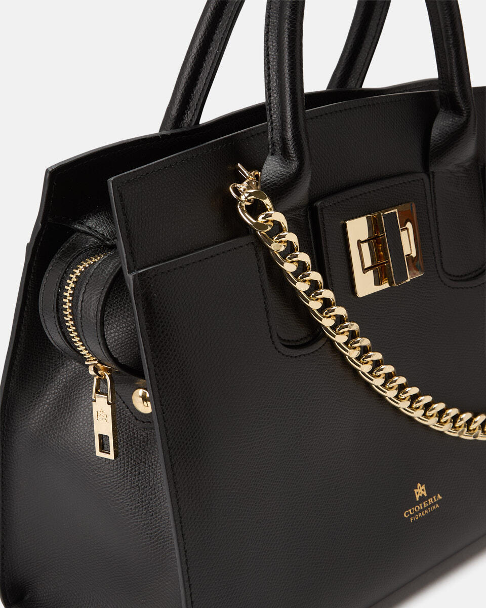 Tote bag Black  - Tote Bags - Women's Bags - Bags - Cuoieria Fiorentina