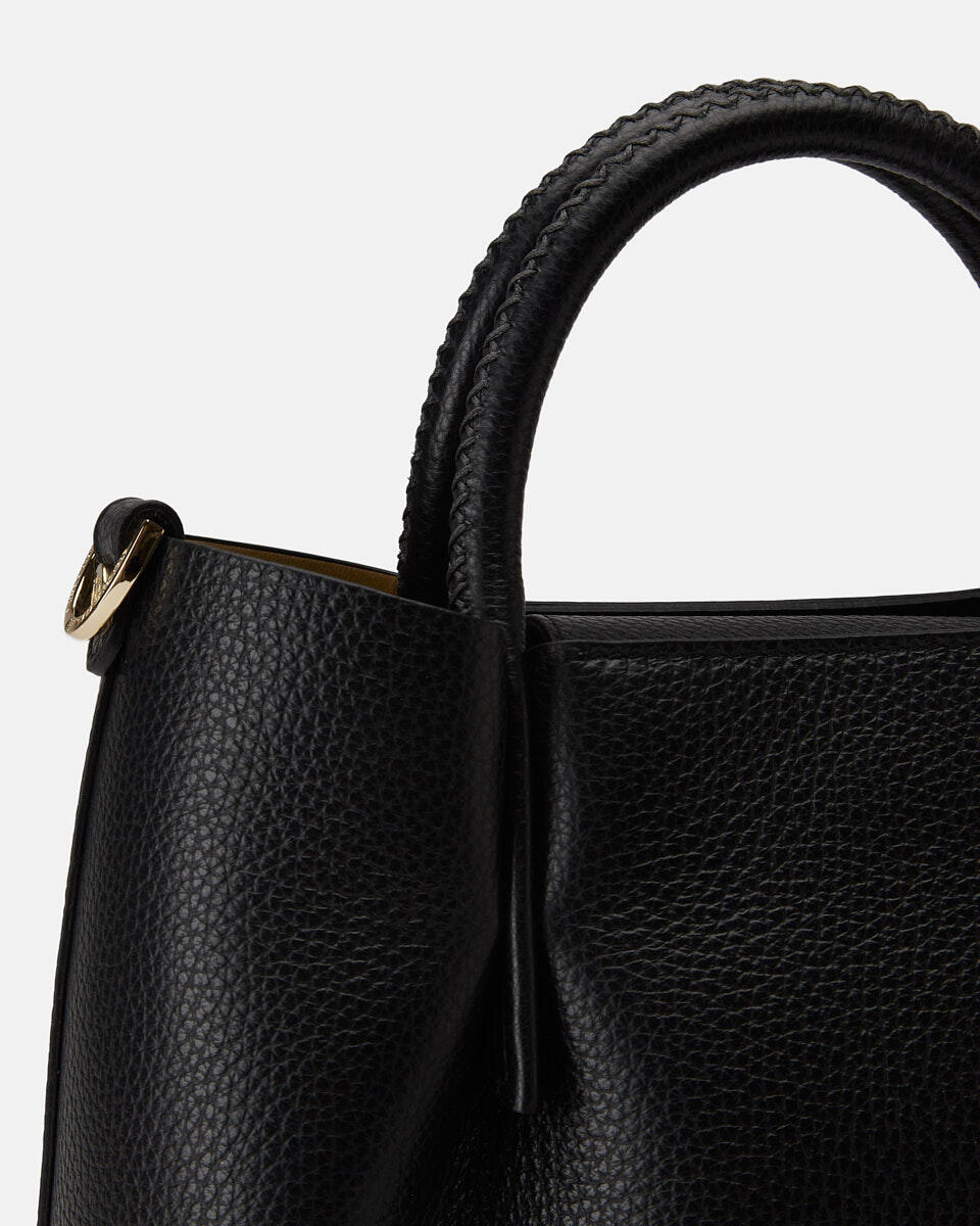 Small tote bag Black  - Tote Bags - Women's Bags - Bags - Cuoieria Fiorentina