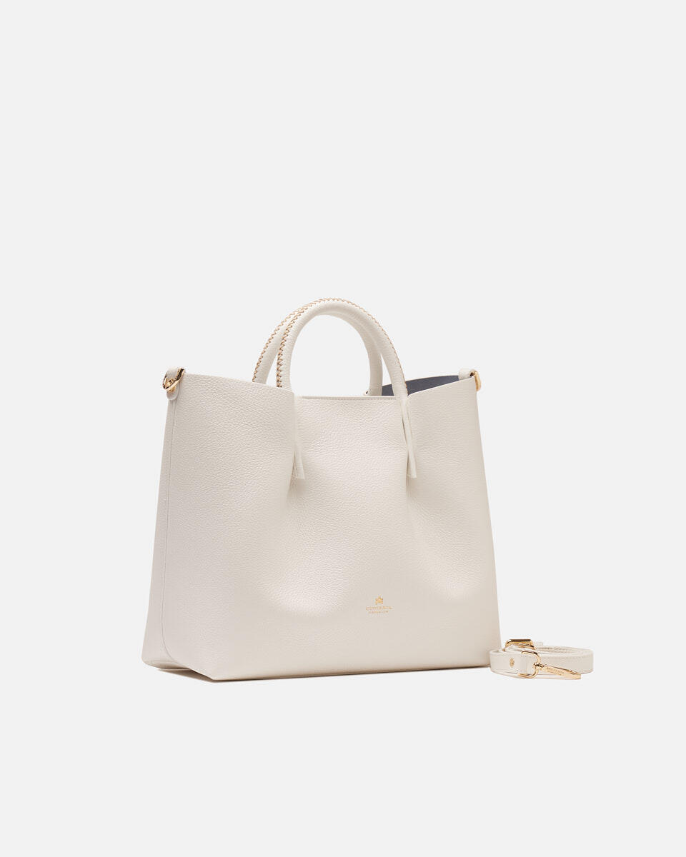 Tote bag White  - Tote Bags - Women's Bags - Bags - Cuoieria Fiorentina