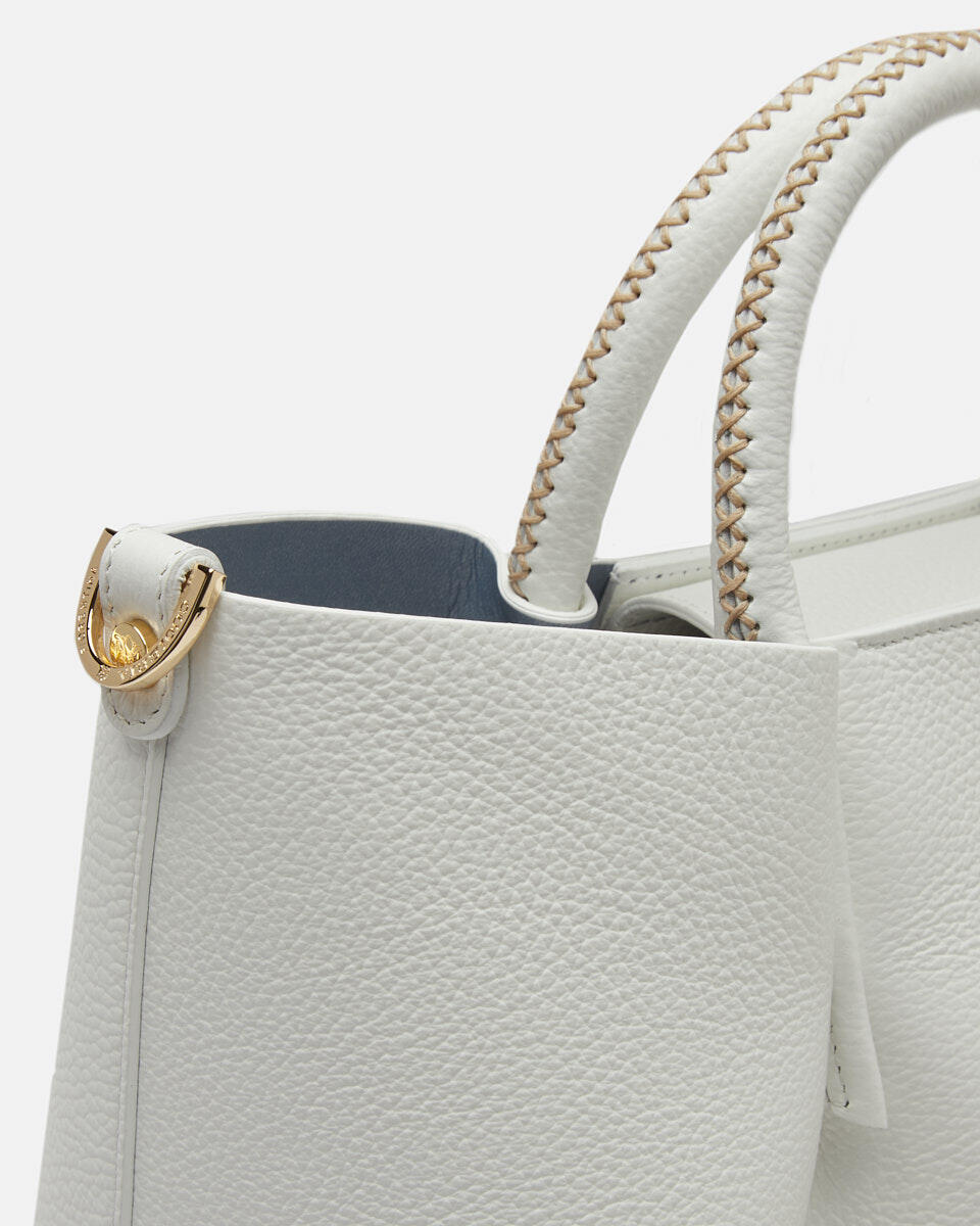 Tote bag White  - Tote Bags - Women's Bags - Bags - Cuoieria Fiorentina