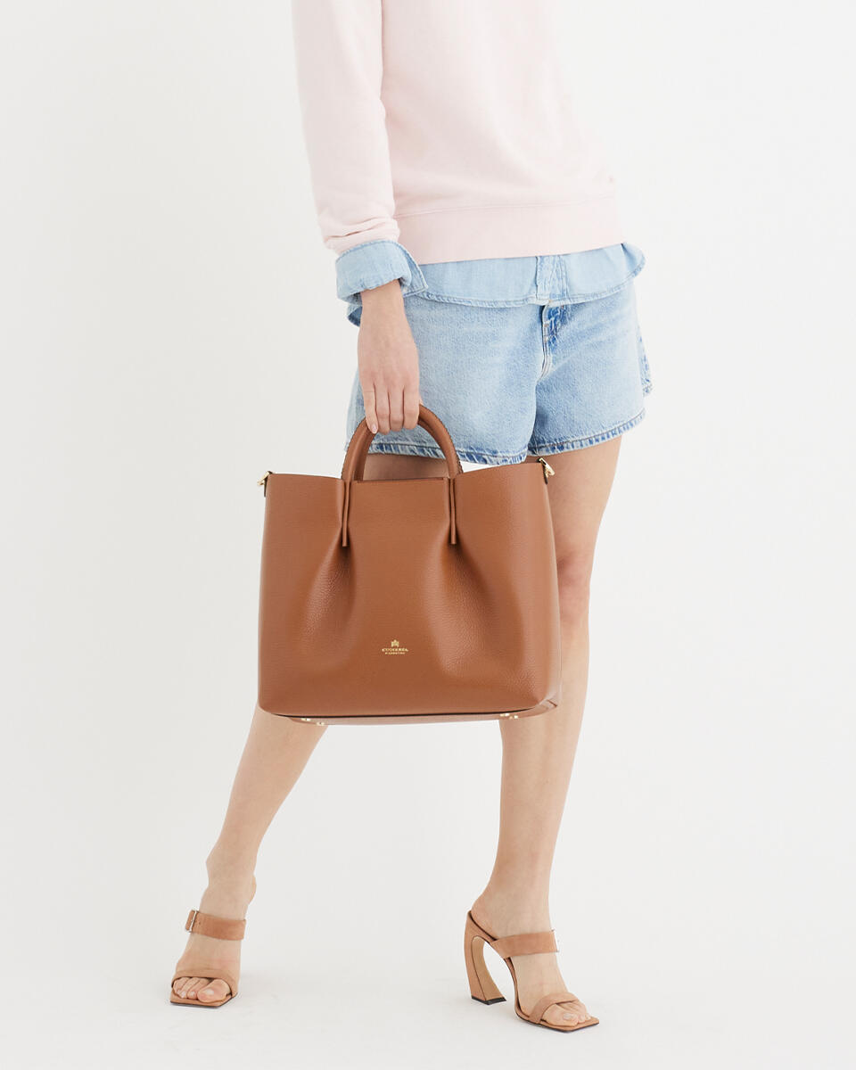 Tote bag Caramel  - Tote Bags - Women's Bags - Bags - Cuoieria Fiorentina