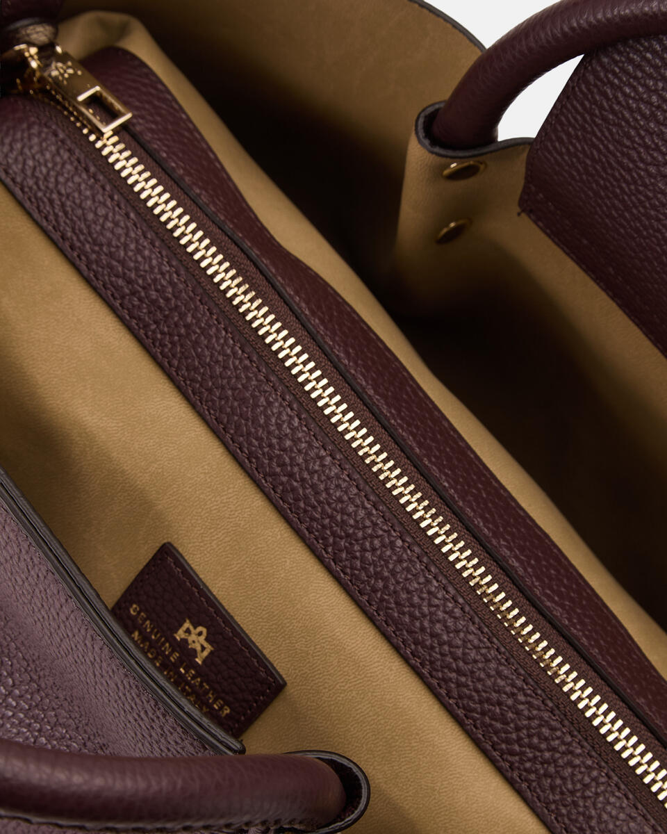 Tote bag Coffee  - Tote Bags - Women's Bags - Bags - Cuoieria Fiorentina