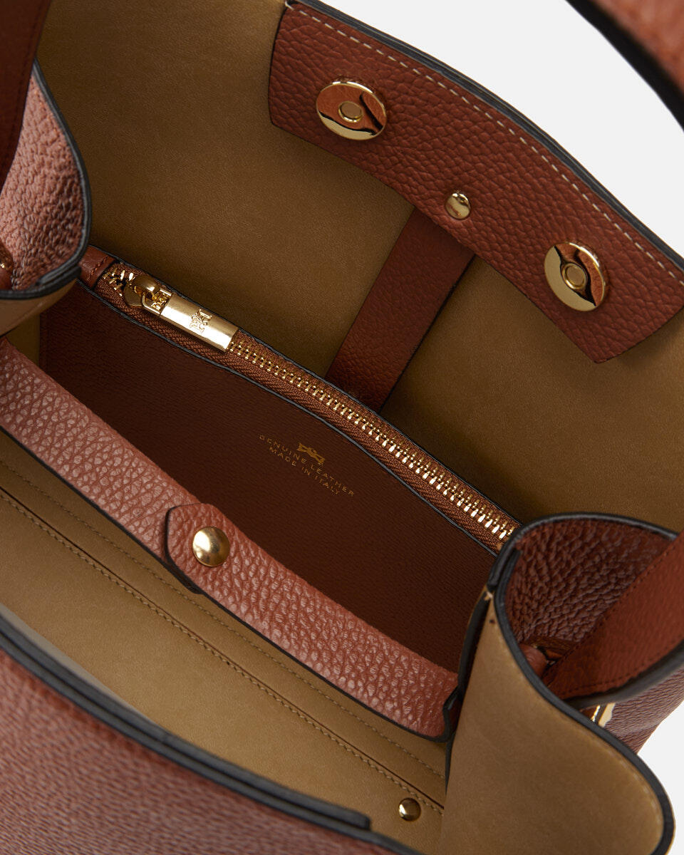 Bucket bag Caramel  - Bucket Bags - Women's Bags - Bags - Cuoieria Fiorentina