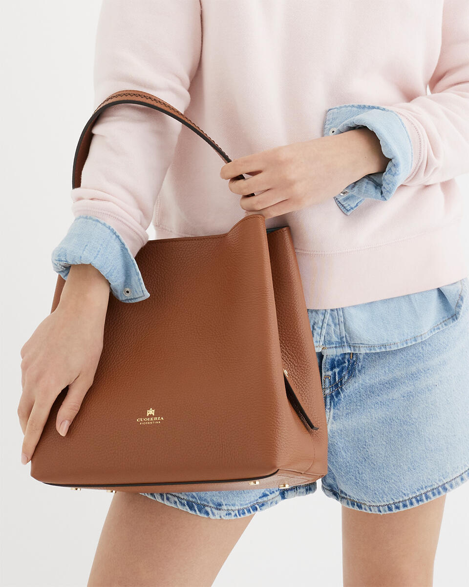 Bucket bag Black  - Bucket Bags - Women's Bags - Bags - Cuoieria Fiorentina
