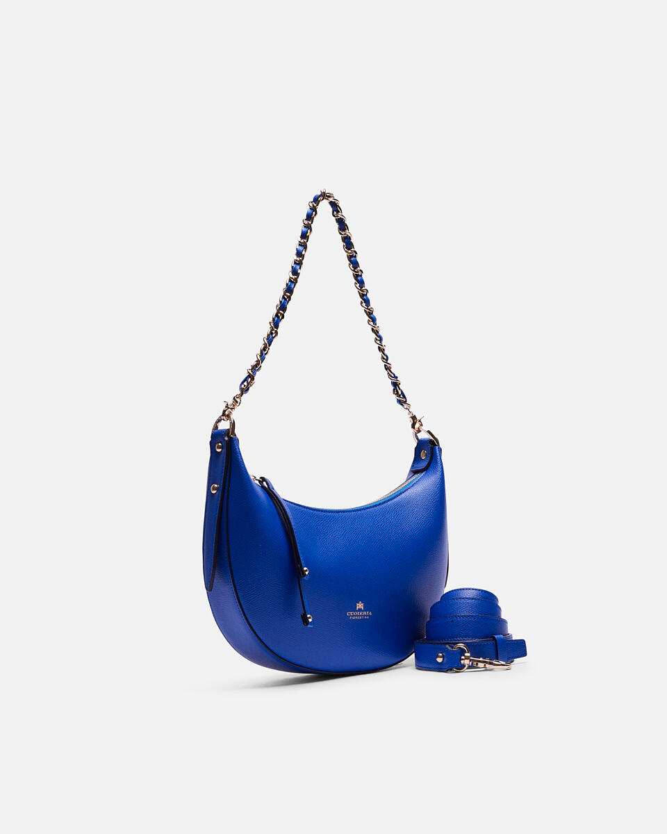 HOBO BAG Bluette  - Shoulder Bags - Women's Bags - Bags - Cuoieria Fiorentina