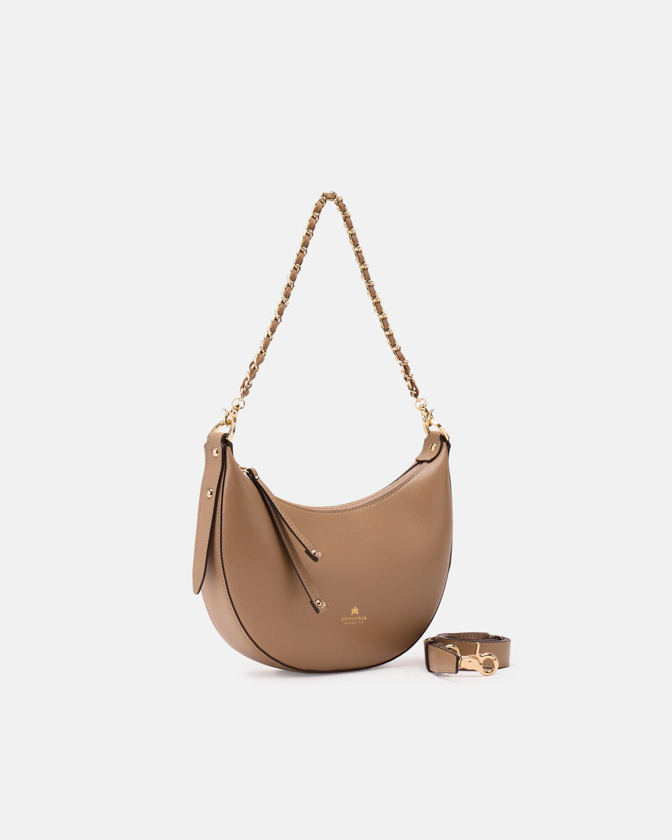HOBO BAG Desert  - Shoulder Bags - Women's Bags - Bags - Cuoieria Fiorentina