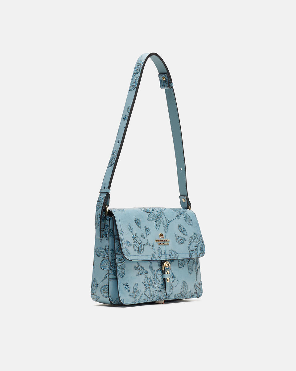 MESSENGER Light blue  - Messenger Bags - Women's Bags - Bags - Cuoieria Fiorentina