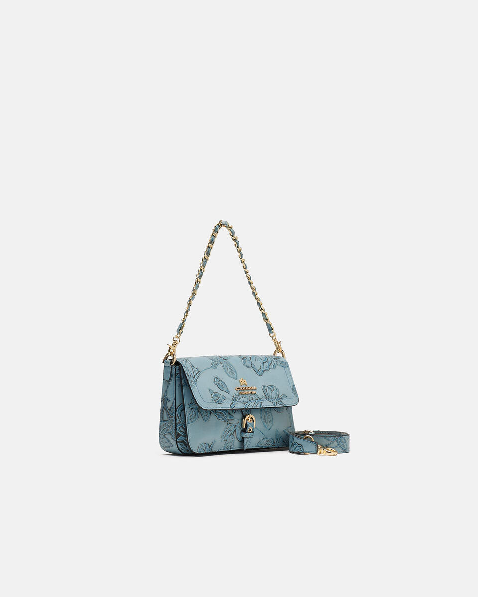 FLAP BAG Light blue  - Shoulder Bags - Women's Bags - Bags - Cuoieria Fiorentina