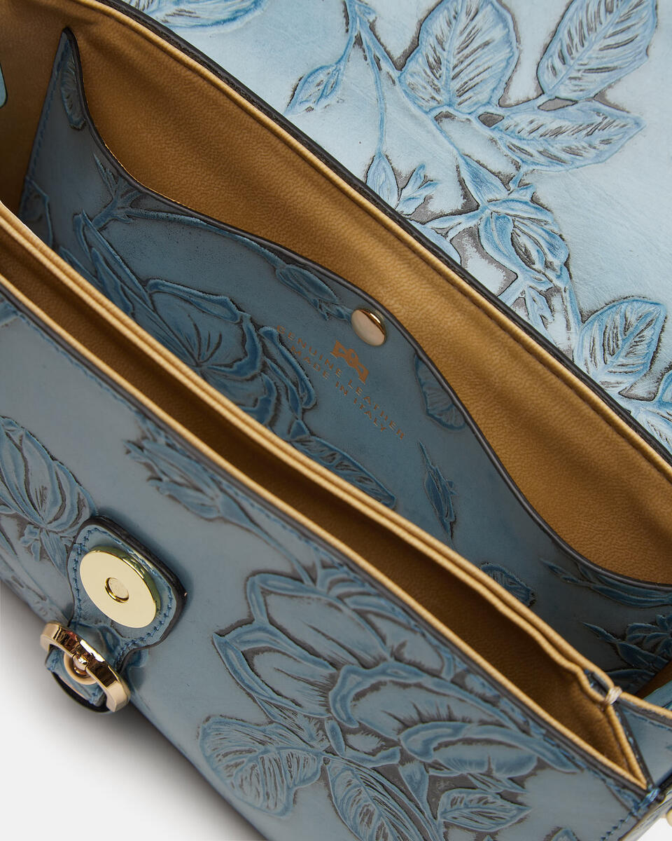 FLAP BAG Light blue  - Shoulder Bags - Women's Bags - Bags - Cuoieria Fiorentina