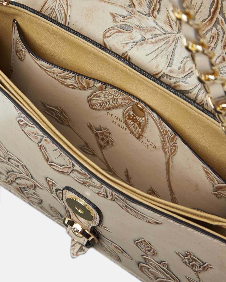 Mimì borsa a spalla Taupe  - Borse A Spalla - Borse Donna - Borse - Cuoieria Fiorentina