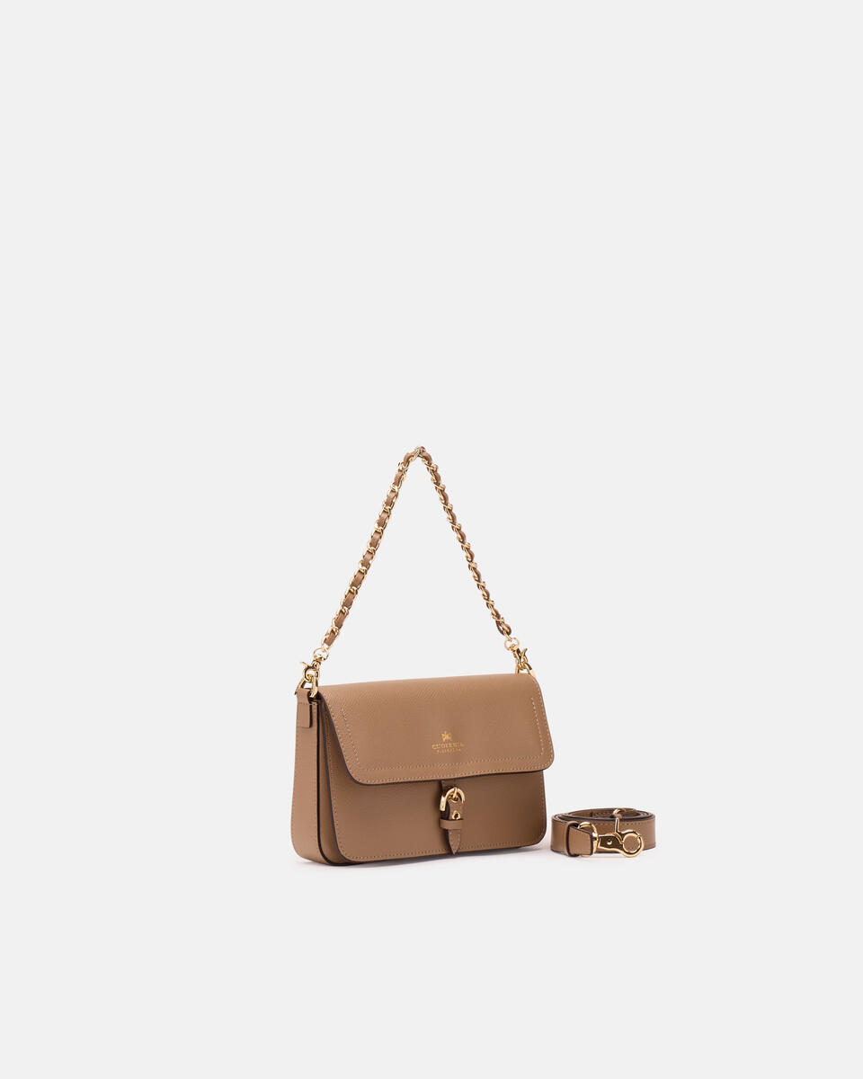 FLAP BAG Desert  - Shoulder Bags - Women's Bags - Bags - Cuoieria Fiorentina