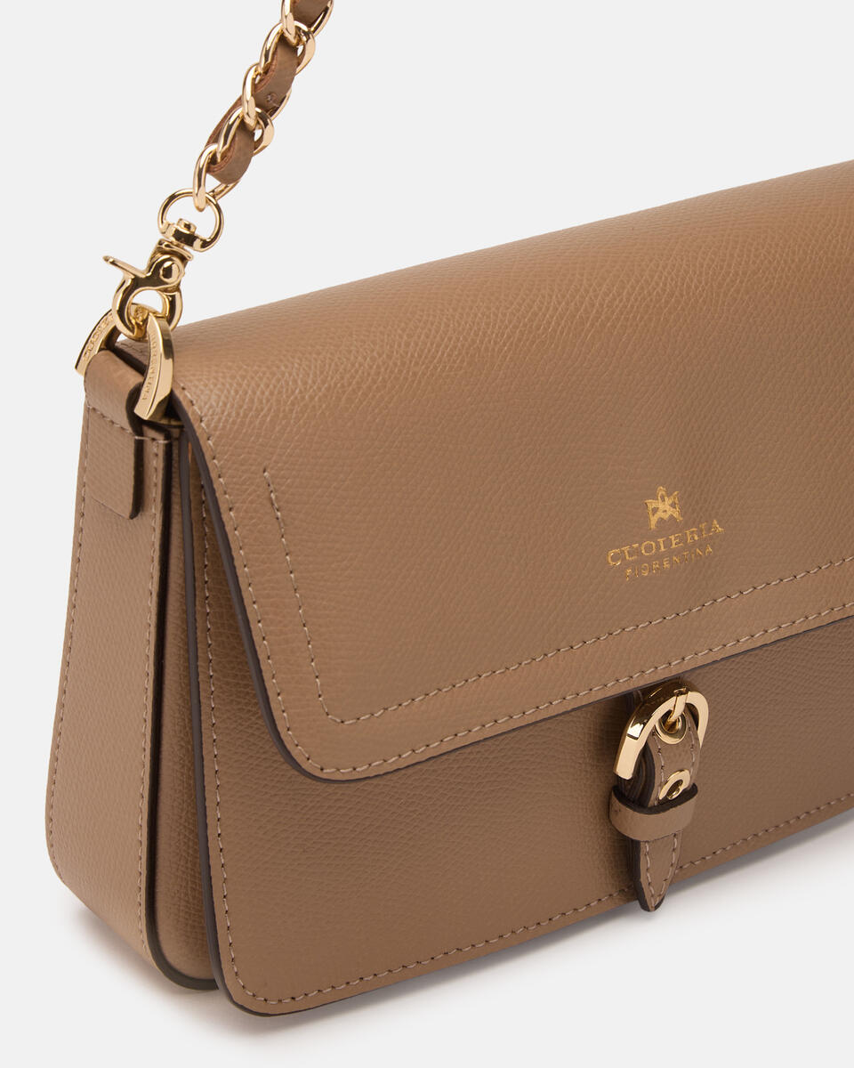 FLAP BAG Desert  - Shoulder Bags - Women's Bags - Bags - Cuoieria Fiorentina