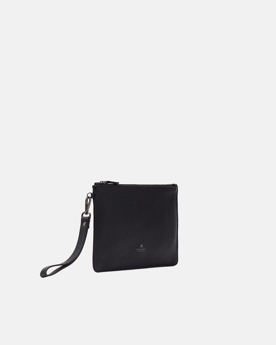 POCHETTE Black  - Clutch Bags - Men's Bags - Bags - Cuoieria Fiorentina
