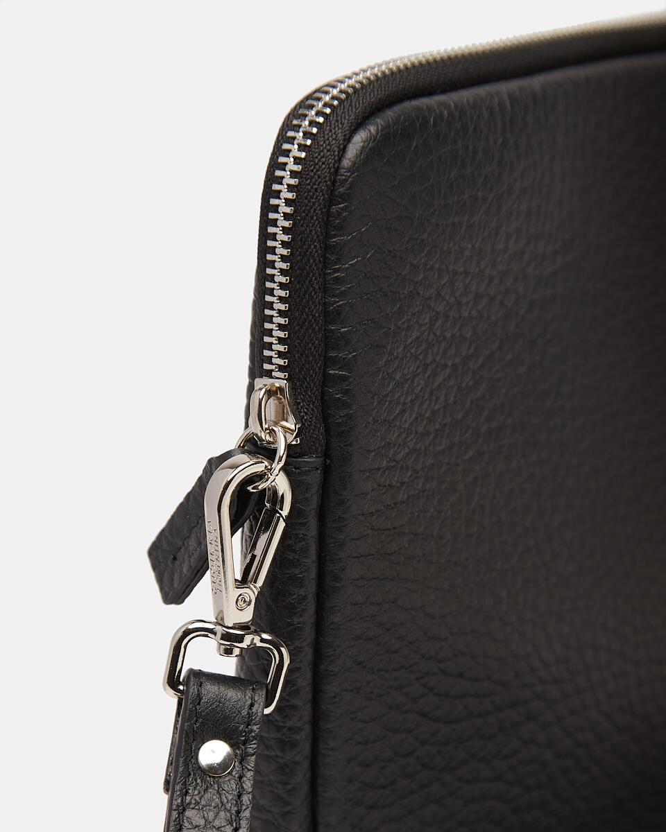 POCHETTE Black  - Clutch Bags - Men's Bags - Bags - Cuoieria Fiorentina