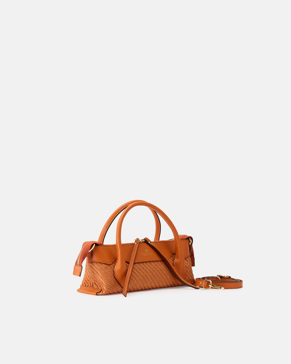 SMALL TOTE BAG Orange  - Tote Bags - Women's Bags - Bags - Cuoieria Fiorentina