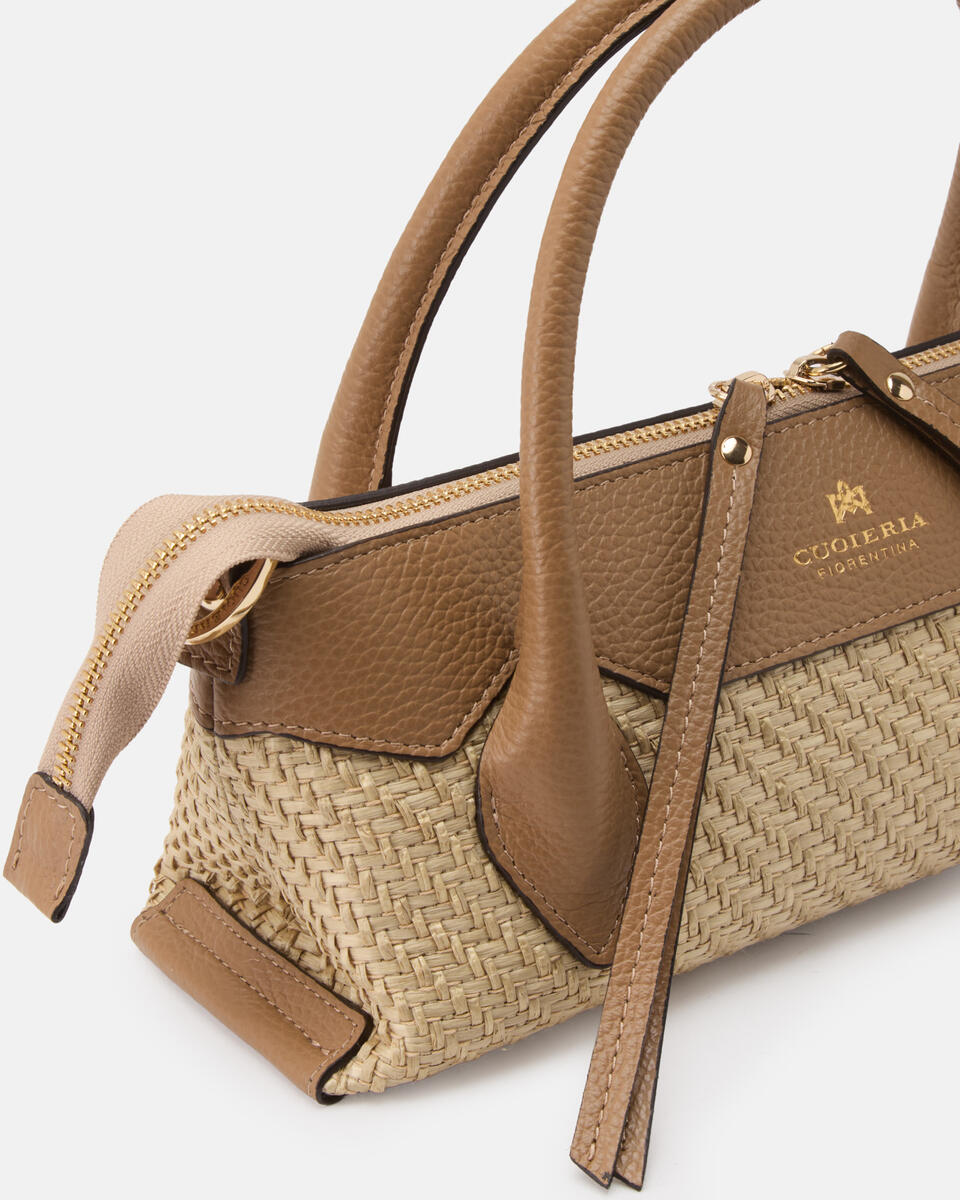 SMALL TOTE BAG Desert  - Tote Bags - Women's Bags - Bags - Cuoieria Fiorentina