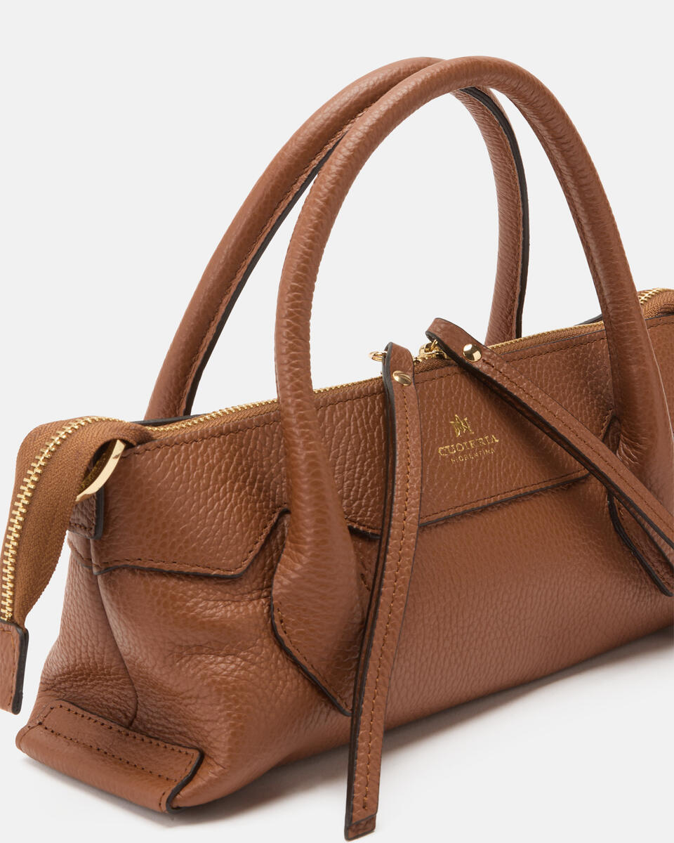 Holly Small tote dollaro Caramel  - Mini Bag - Borse Donna - Borse - Cuoieria Fiorentina