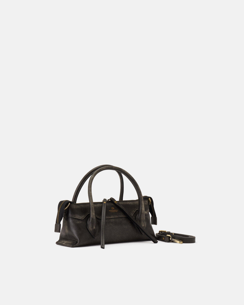 MINI TOTE BAG Black  - Mini Bags - Women's Bags - Bags - Cuoieria Fiorentina