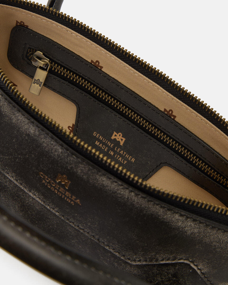 MINI TOTE BAG Black  - Mini Bags - Women's Bags - Bags - Cuoieria Fiorentina