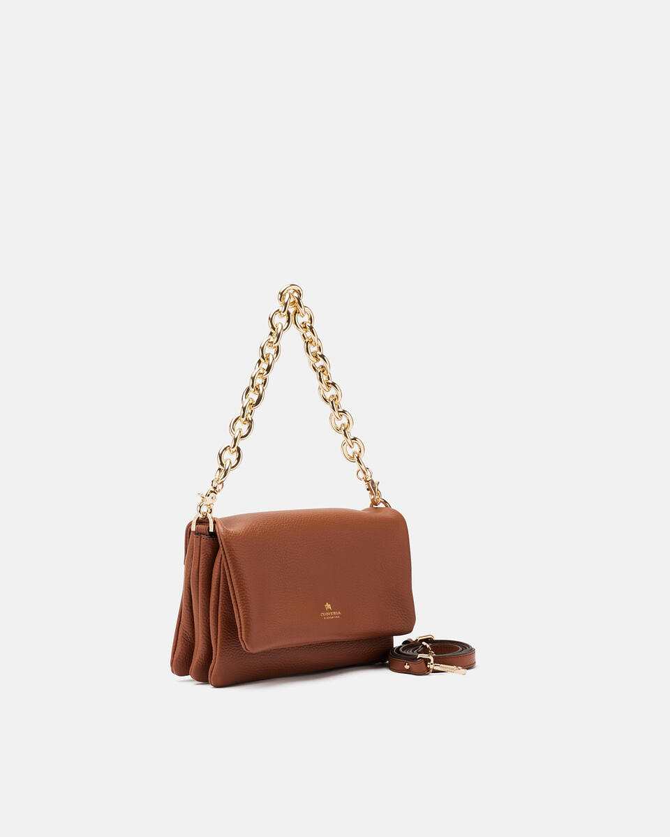 FLAP BAG Caramel  - Mini Bags - Women's Bags - Bags - Cuoieria Fiorentina