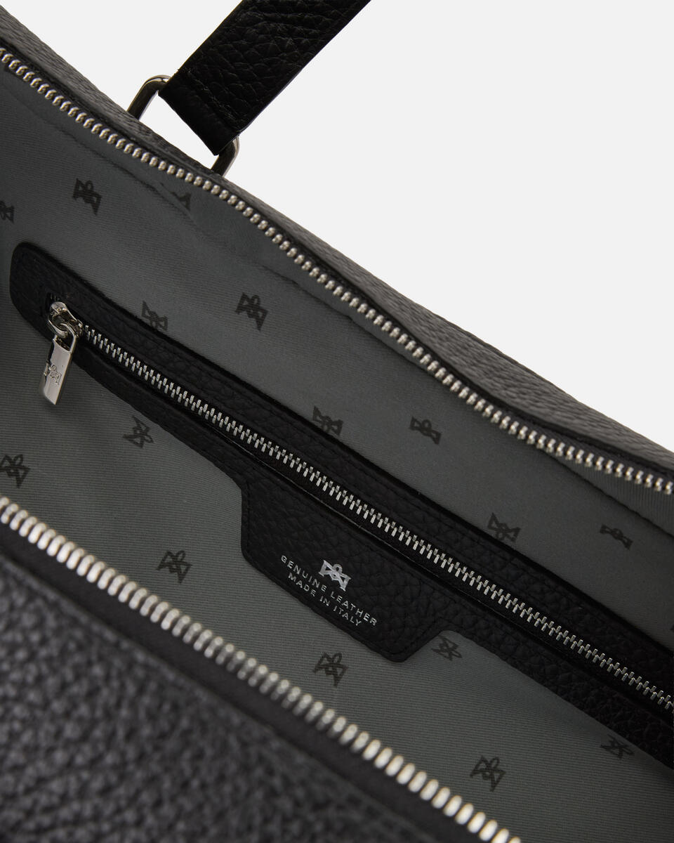 WEEKENDER Black  - Travel Bags - Men's Bags - Bags - Cuoieria Fiorentina