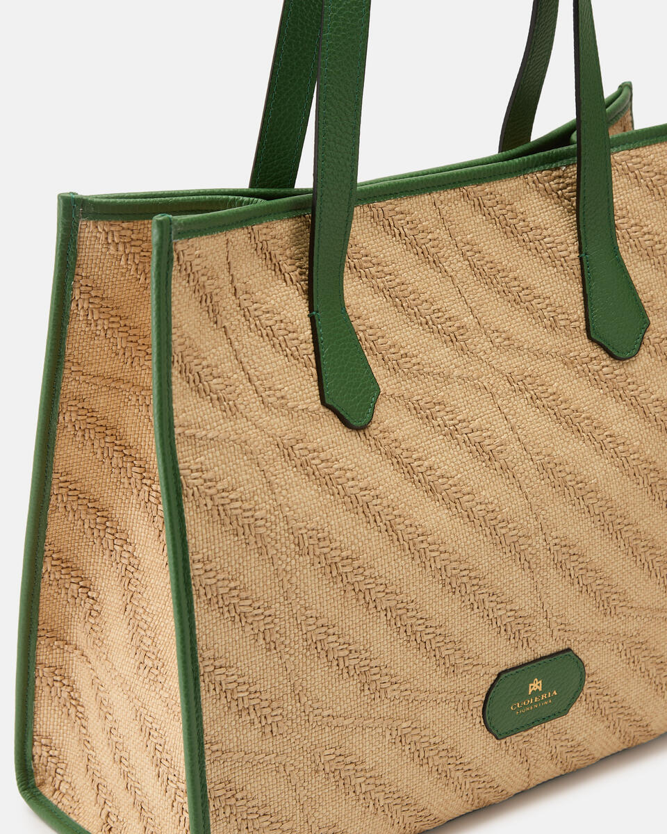 SHOPPING BAG Aloe  - Shopping - Women's Bags - Bags - Cuoieria Fiorentina