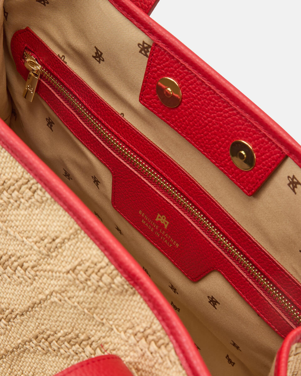 SHOPPING BAG Tomato  - Shopping - Women's Bags - Bags - Cuoieria Fiorentina