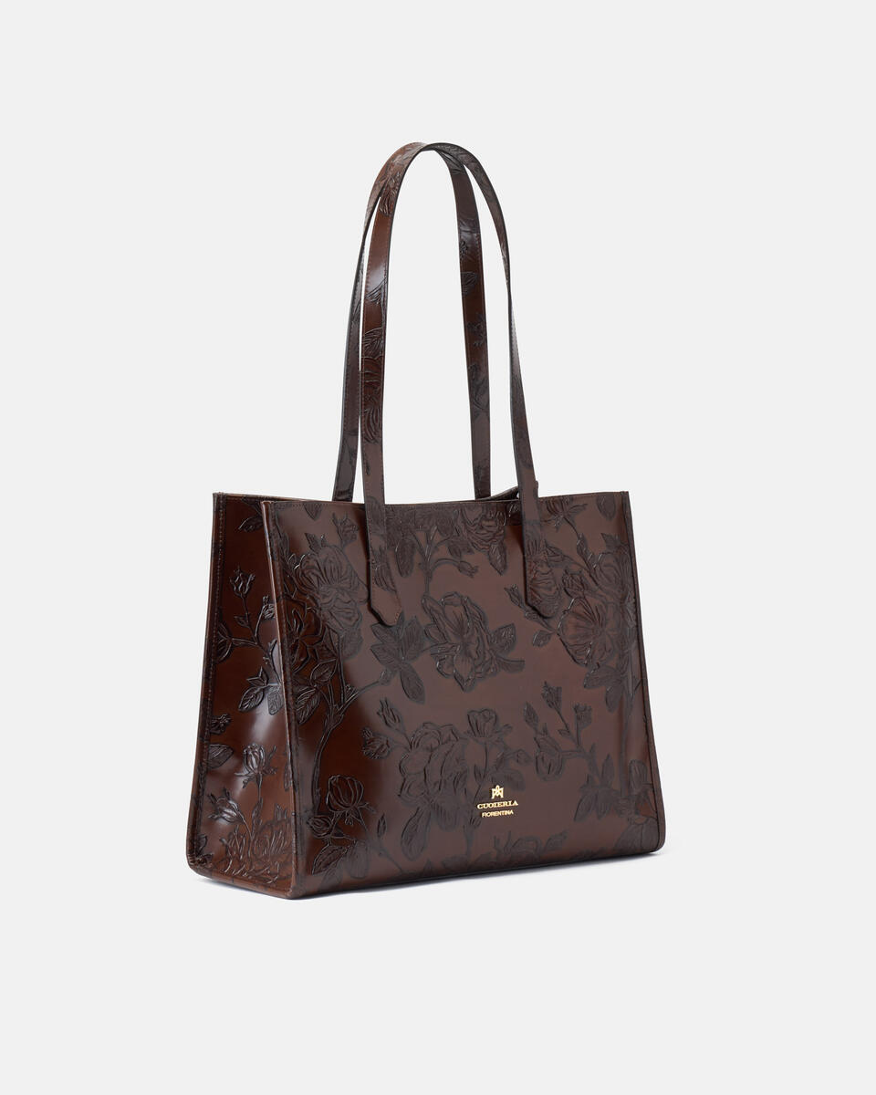 SHOPPING BAG Mahogany  - Shopping - Women's Bags - Bags - Cuoieria Fiorentina