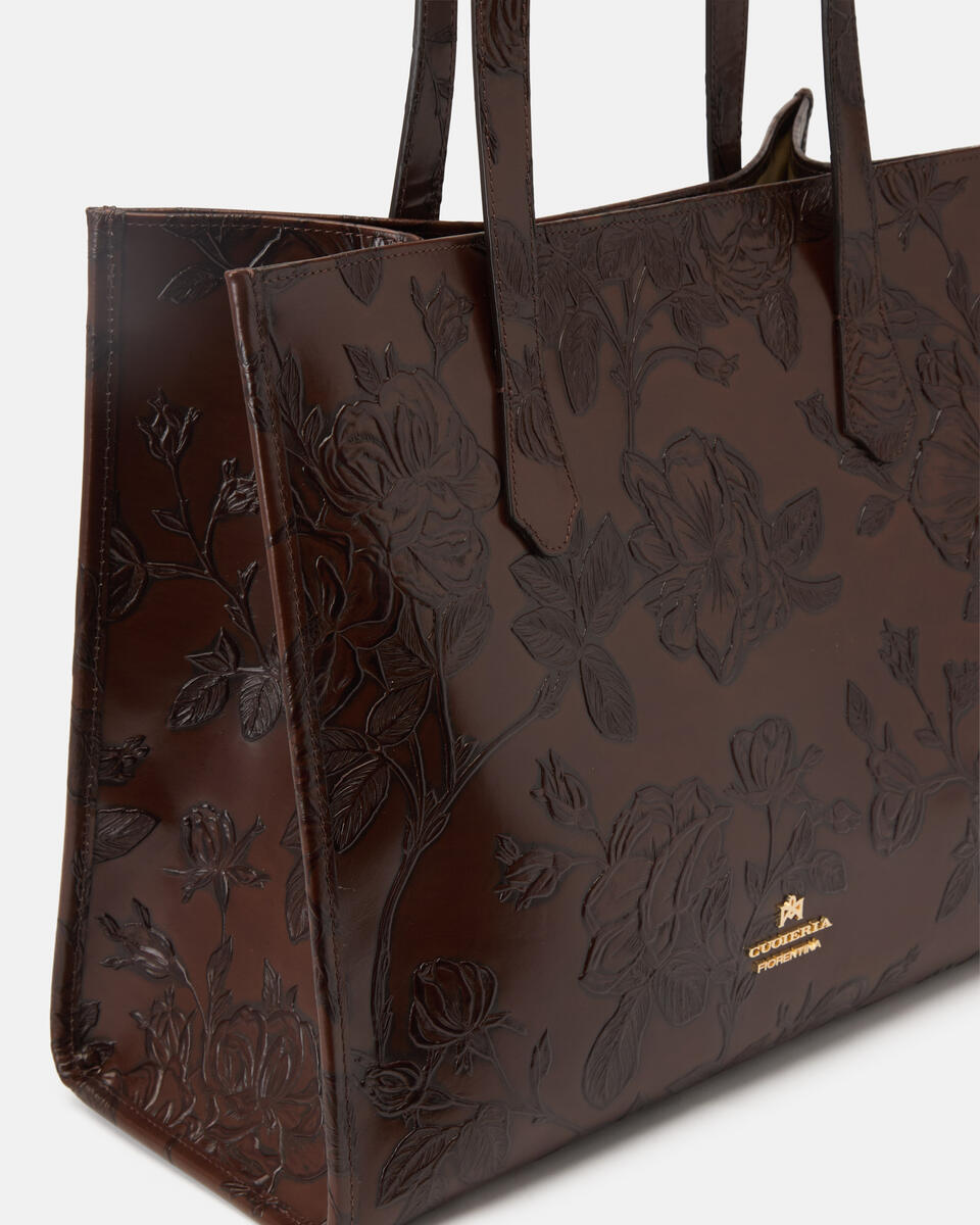 SHOPPING BAG Mahogany  - Shopping - Women's Bags - Bags - Cuoieria Fiorentina