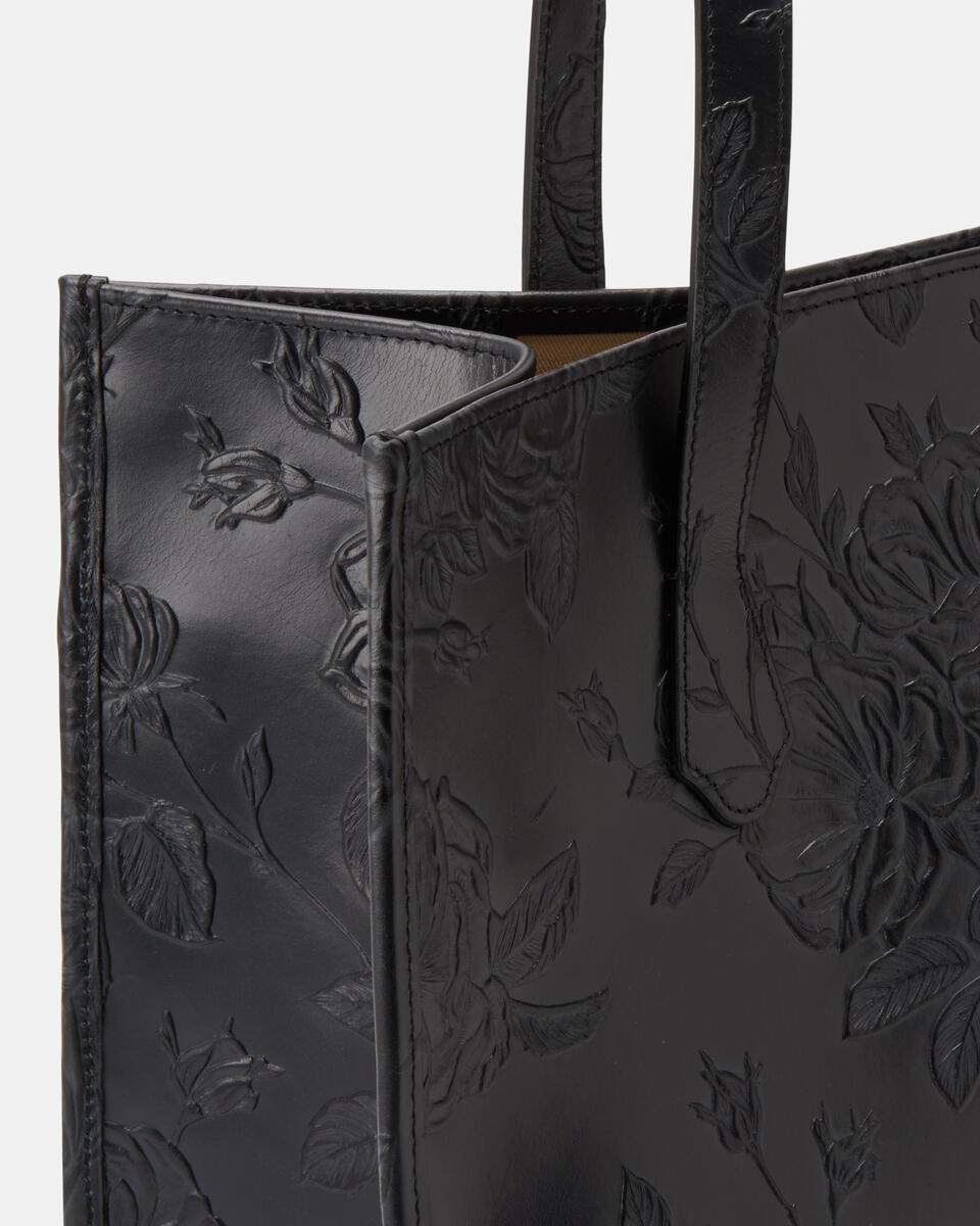 SHOPPING BAG Black  - Shopping - Women's Bags - Bags - Cuoieria Fiorentina