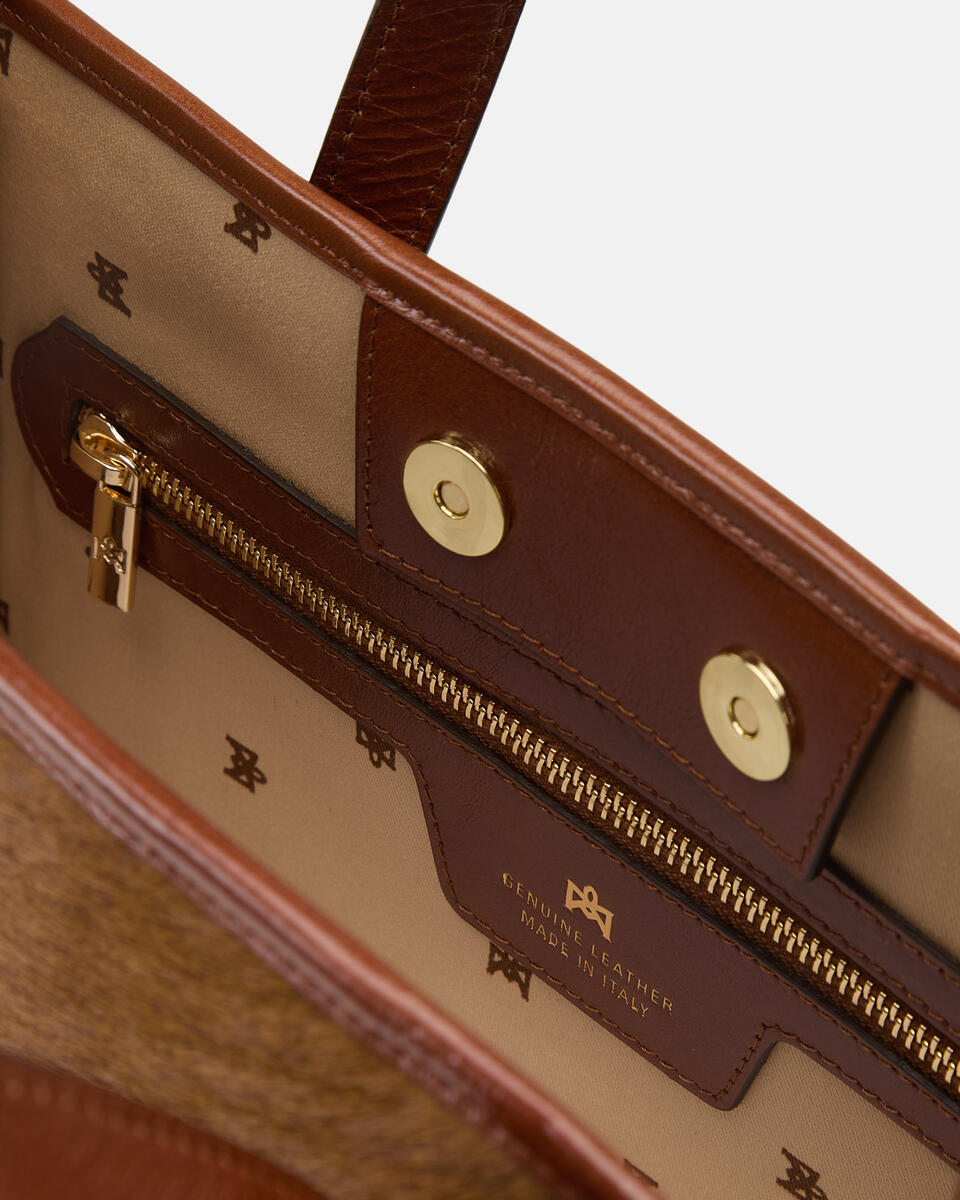 TOTE BAG Caramel  - Tote Bags - Women's Bags - Bags - Cuoieria Fiorentina