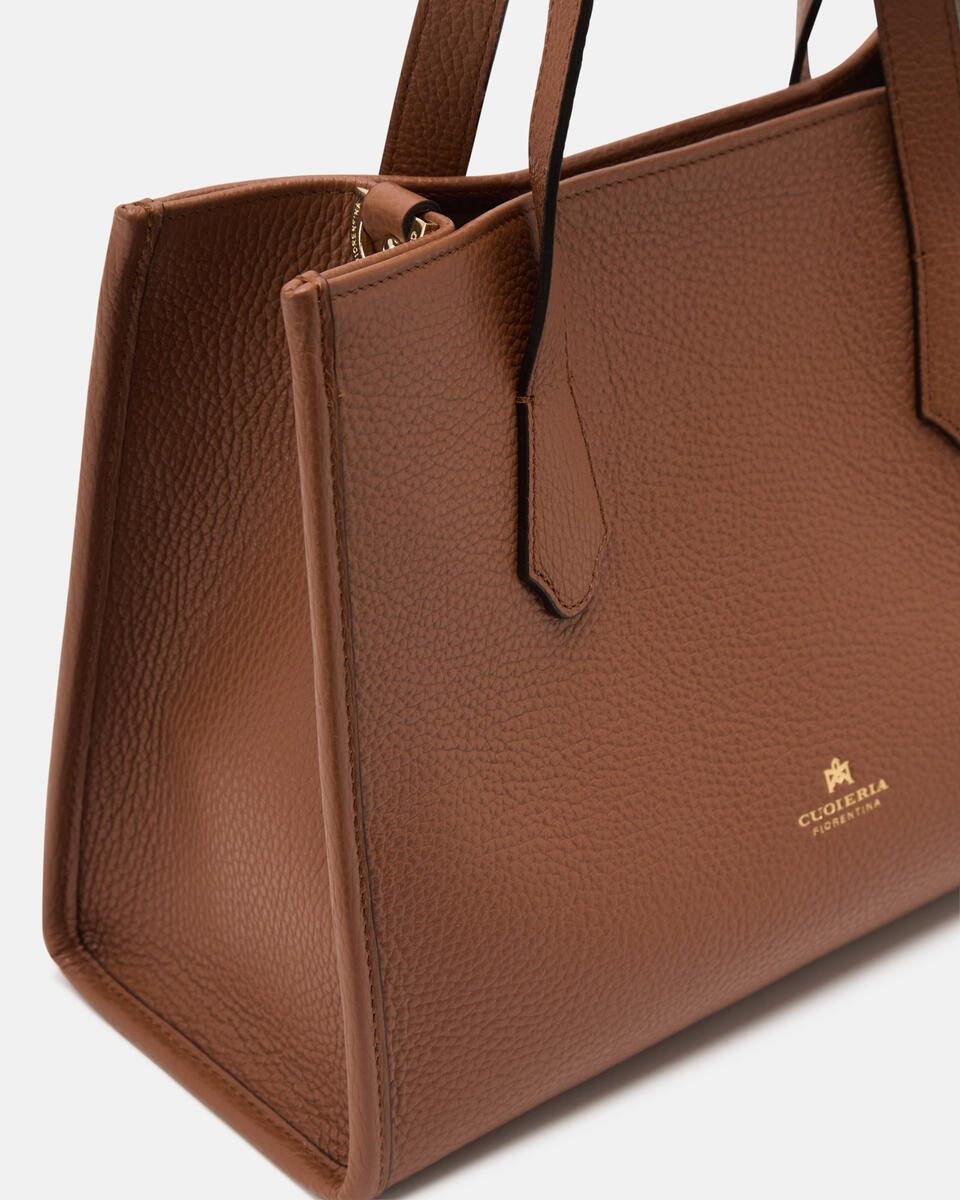 TOTE BAG Caramel  - Tote Bags - Women's Bags - Bags - Cuoieria Fiorentina