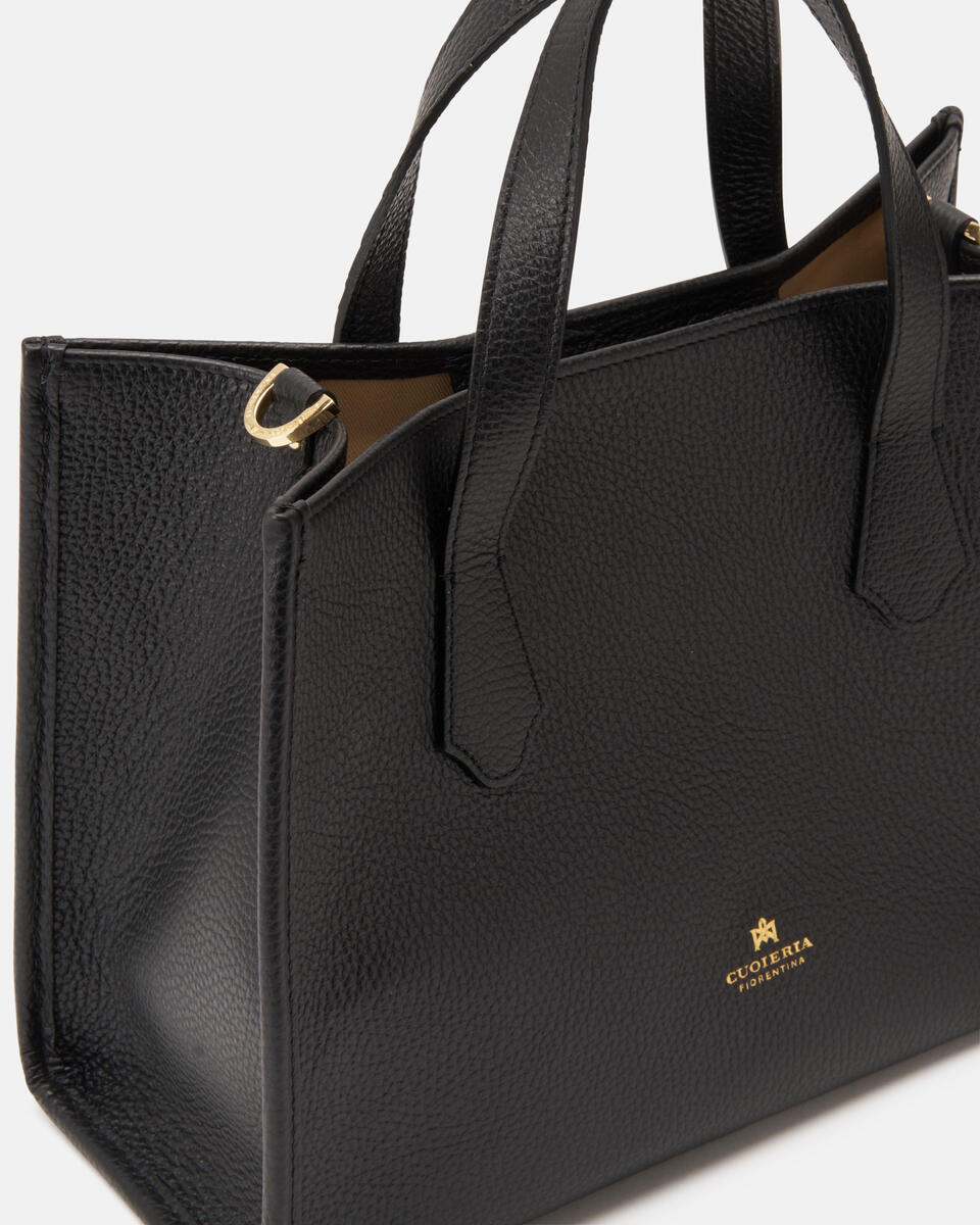 TOTE BAG Black  - Tote Bags - Women's Bags - Bags - Cuoieria Fiorentina