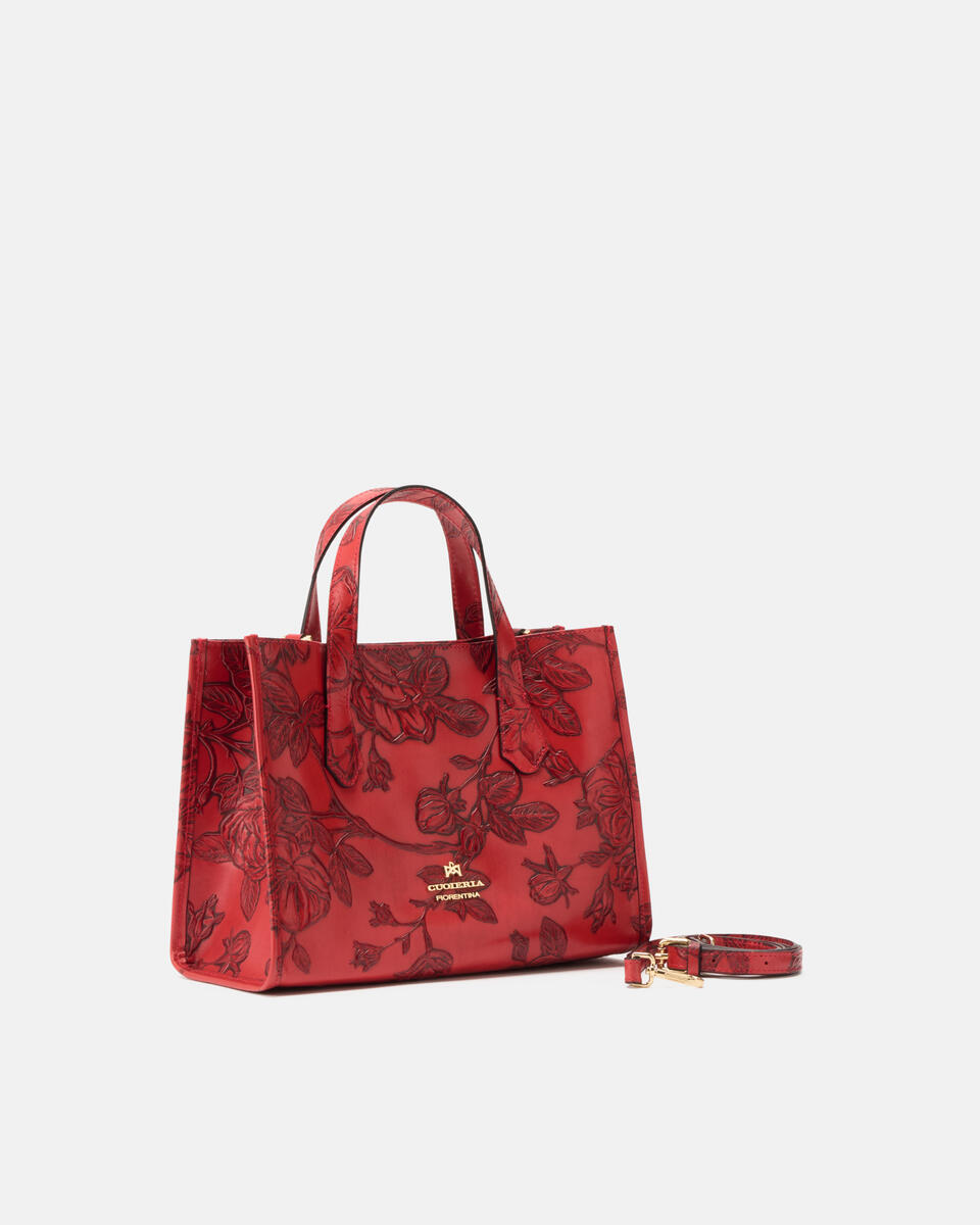 TOTE BAG Red  - Tote Bags - Women's Bags - Bags - Cuoieria Fiorentina