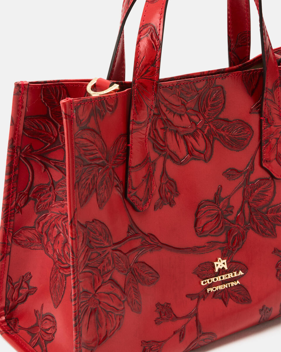 TOTE BAG Red  - Tote Bags - Women's Bags - Bags - Cuoieria Fiorentina